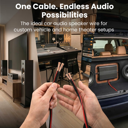 GEARit 14 Gauge Speaker Wire 100FT,14/2 Speaker Cable for Home & Car Audio 🍁 All In One Marketplace Canada
