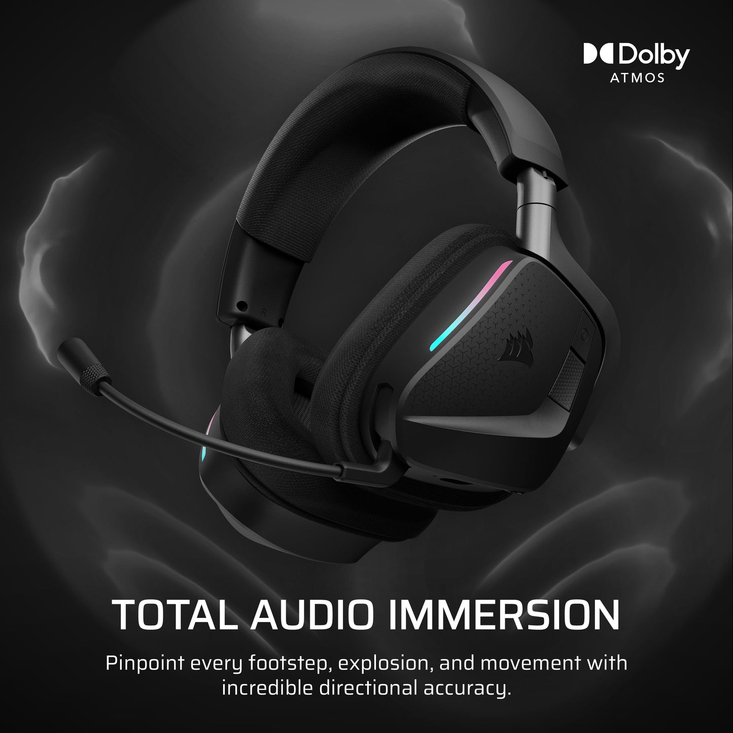 Corsair Void v2 MAX Wireless Gaming Headset for PC, PS5, PS4, Switch, Mobile - Simultaneous 2.4GHz+Bluetooth, Dolby Atmos, Sonarworks SoundID, 70Hr Battery, Fast Charging, Clear Microphone - Carbon 🍁 All In One Marketplace Canada