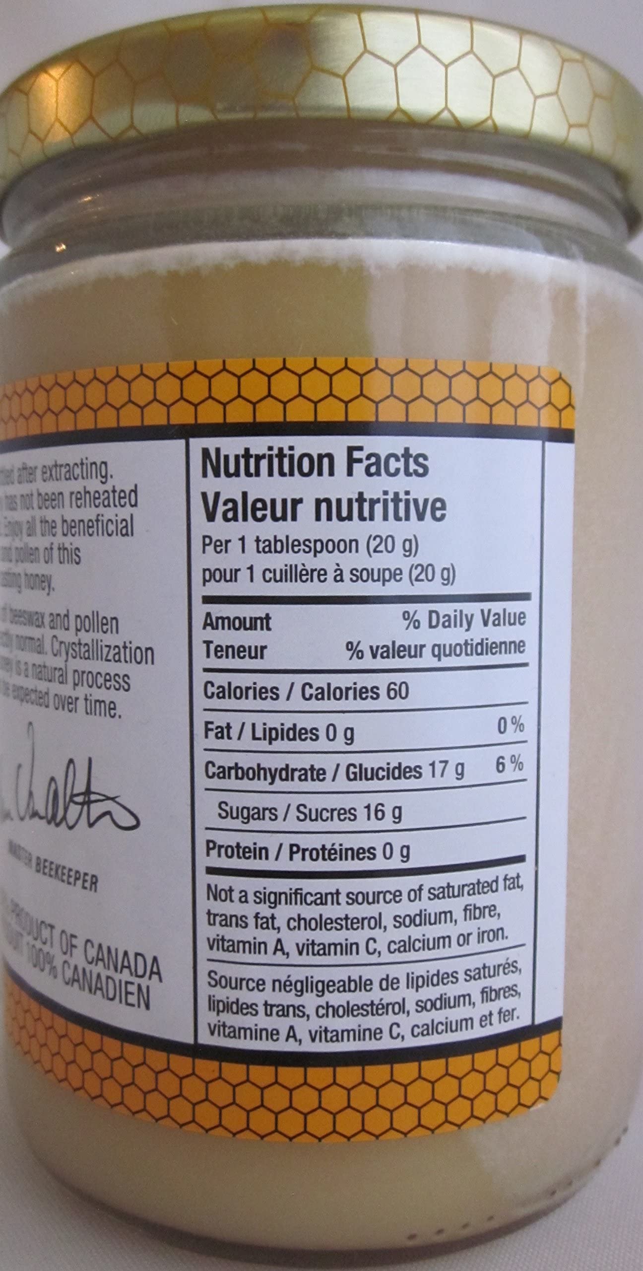 Dutchman's Gold Raw Honey | 100% Canadian Unpasteurized & Cold-Processed | Naturally Creamy & Spreadable | Contains Bee Pollen, Royal Jelly & Beeswax | Made in Canada | 3 kg