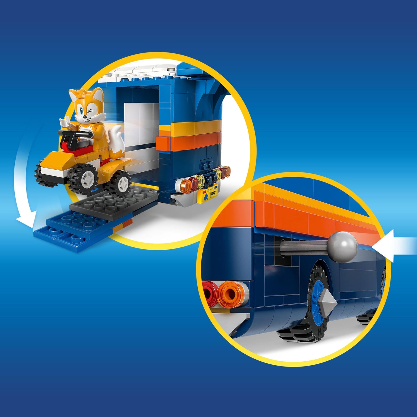 LEGO Sonic The Hedgehog Team Sonic Command Truck Building Toy - Pretend Play Vehicle W/5 Figures for Boys & Girls, Ages 8+ - Toy Building Blocks for Kids - Gift Idea for Birthdays - 77006 LEGO