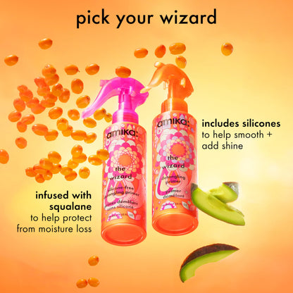 amika the wizard silicone-free detangling hair primer, 5oz - Available at All In One Marketplace Canada