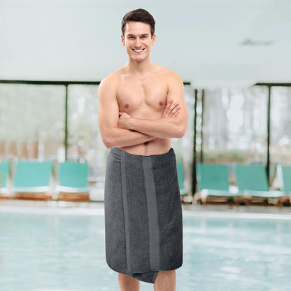 Utopia Towels 6 Medium Bath Towels, 24 by 48 Inches, 100% Cotton Towels for Pool, Spa, Gym, Quick Drying and Absorbent, Grey - Available at All In One Marketplace Canada
