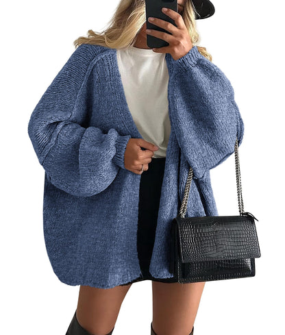 PRETTYGARDEN Womens Open Front Oversized Cardigan Sweaters 🍁 All In One Marketplace Canada
