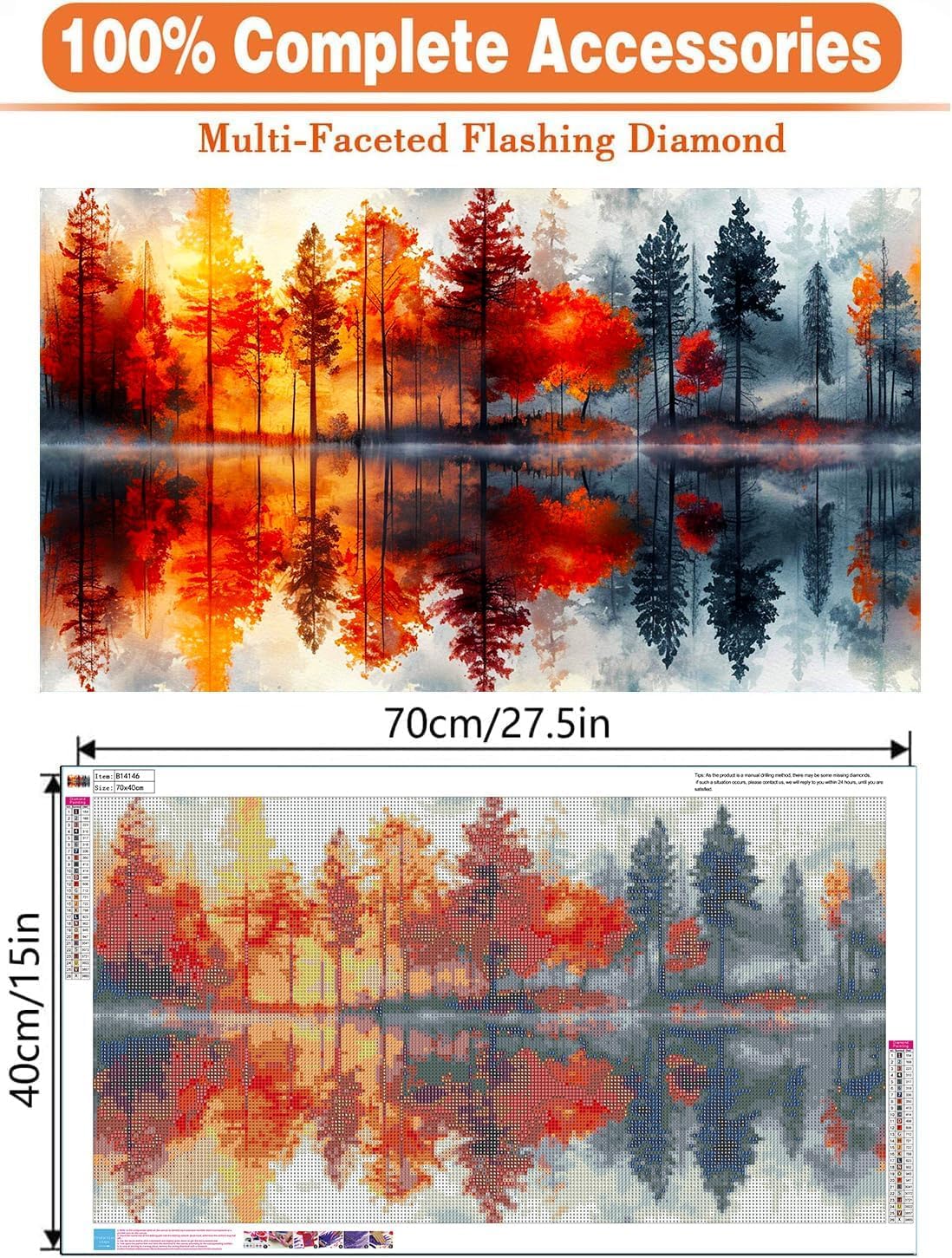 Large Diamond Art Kits for Adults, DIY Landscape Wall Decor 🍁 All In One Marketplace Canada
