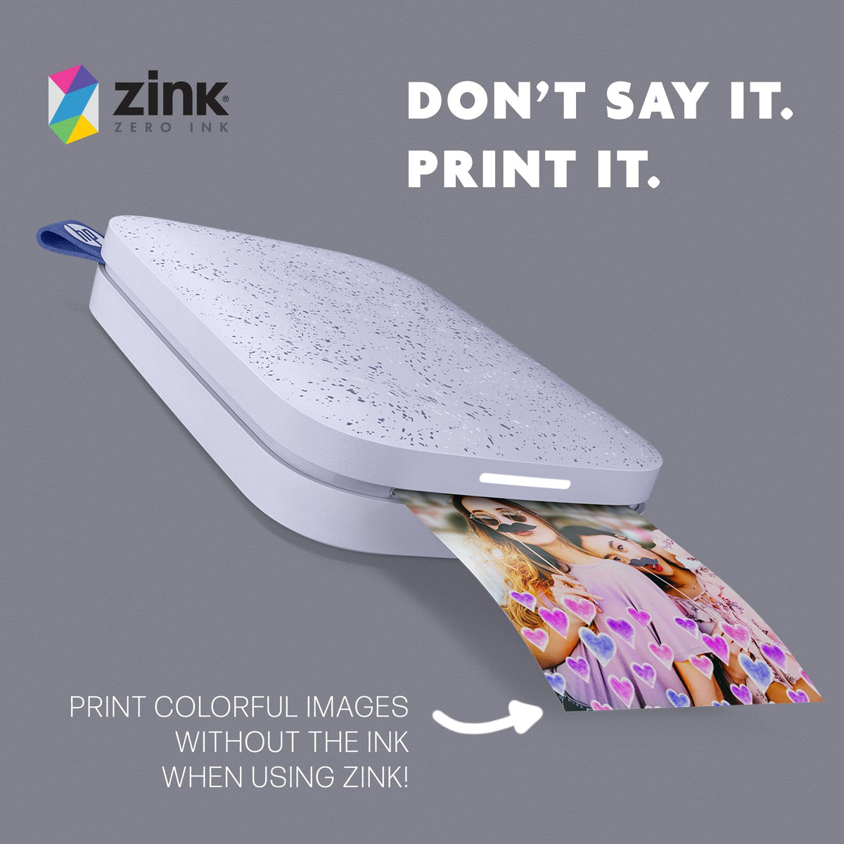 HP Sprocket 2x3 Premium Zink Sticky Back Photo Paper (100 Sheets) Compatible with HP Sprocket Photo Printers.