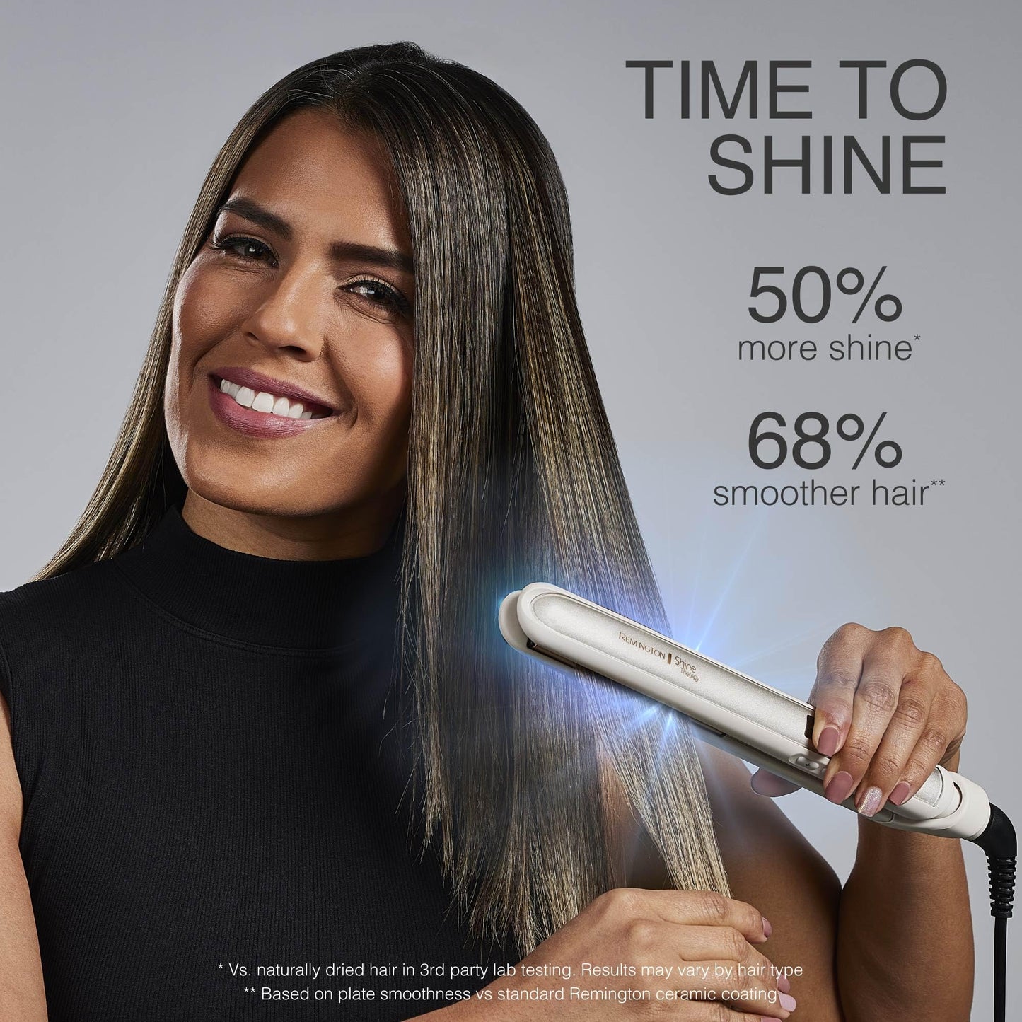 Remington Shine Therapy 1” Flat Iron, Argan Oil & Keratin Plate Hair Straightener