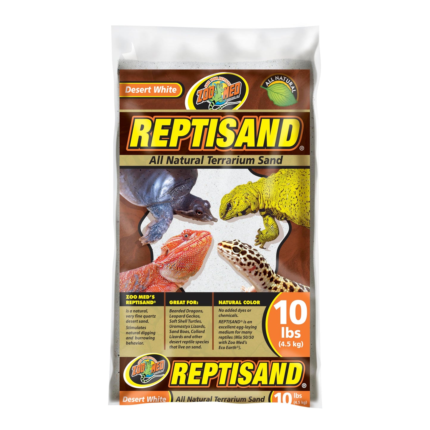 Zoo Med Labs ReptiSand Terrarium Sand, Desert White, 10-Pound 🍁 All In One Marketplace Canada Zoo Med