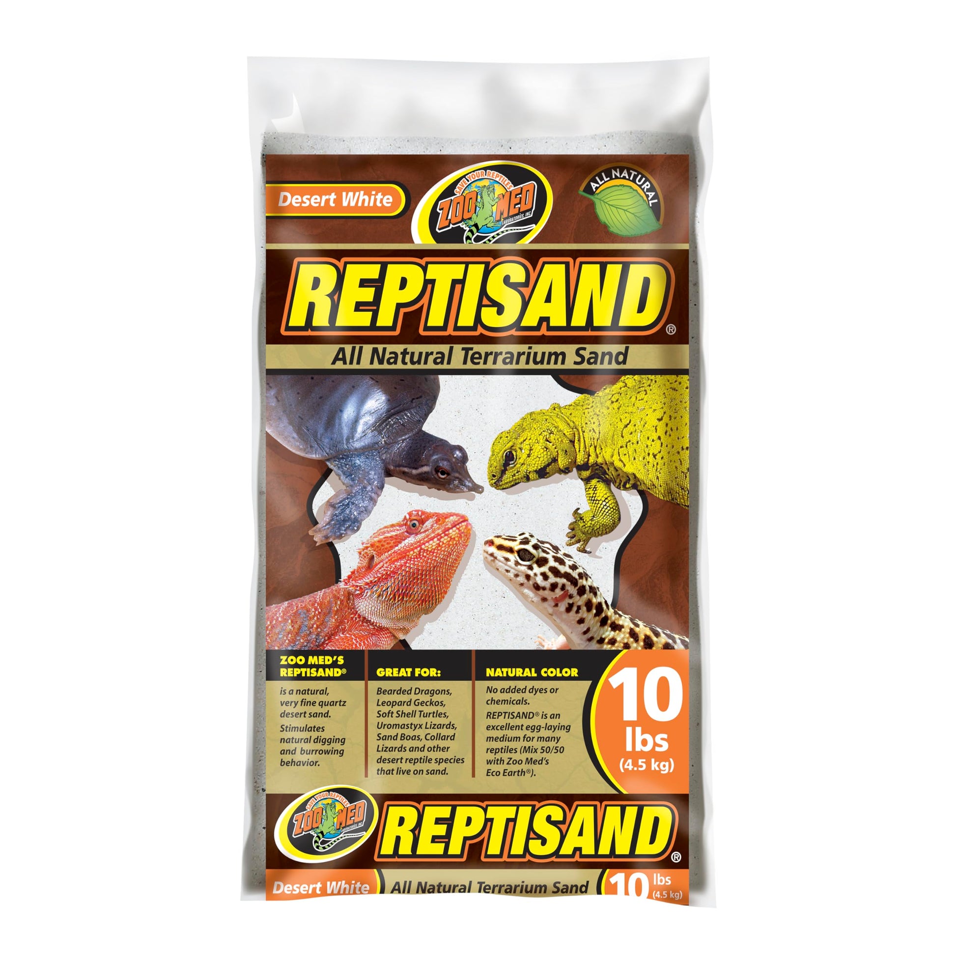 Zoo Med Labs ReptiSand Terrarium Sand, Desert White, 10-Pound 🍁 All In One Marketplace Canada Zoo Med