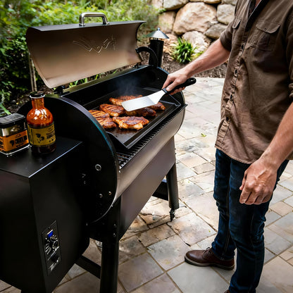 BBQ Future Universal Cast Iron Griddle for Gas Grill with Spatula Set, 23" x 16" Pre-Seasoned Nonstick Griddle Insert Large BBQ Flat Top Plate for All Gas/Electric Grill, Stove Top and More - Available at All In One Marketplace Canada