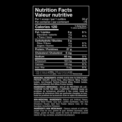 ALLMAX ISOFLEX Whey Protein Isolate, Strawberry, 5 lb