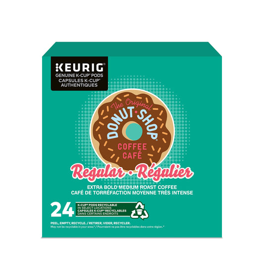 The Original Donut Shop Extra Bold K-Cup Coffee Pods, 24 Count For Keurig Coffee Makers - Available at All In One Marketplace Canada
