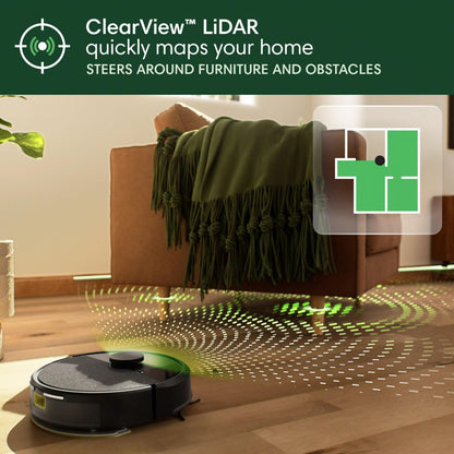 iRobot Roomba 105X Robot Vacuum & Mop Combo, AutoEmpty Dock, Self‑Emptying for Up to 75 Days, 70× Power‑Lifting Suction, Smart LiDAR Mapping, App & Voice Control, Ideal for Homes with Pets & Kids - Available at All In One Marketplace Canada