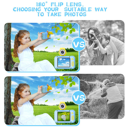 ARNSSIEN Kids Camera with Video,180°Flip Lens,2.4" Selfie Camera for Kids 🍁 All In One Marketplace Canada