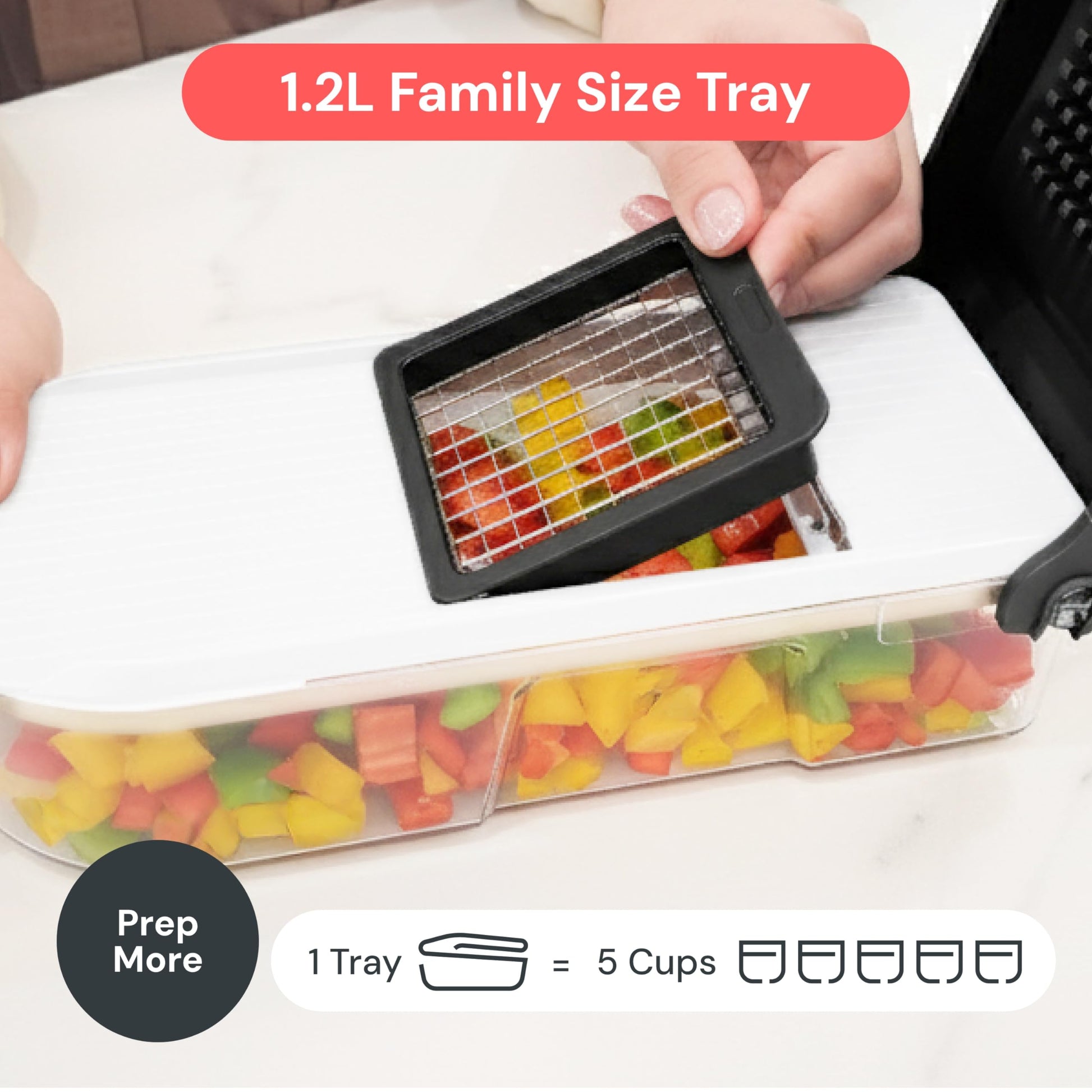 Fullstar Pro Core - Vegetable Chopper & Mandoline Slicer - 6 Blades