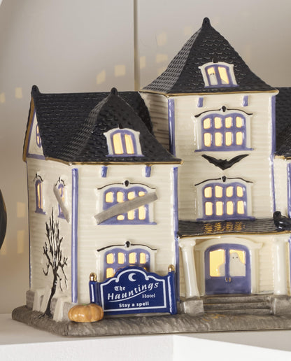 Lenox 899037 Vintage Halloween Hotel Light-Up Figurine