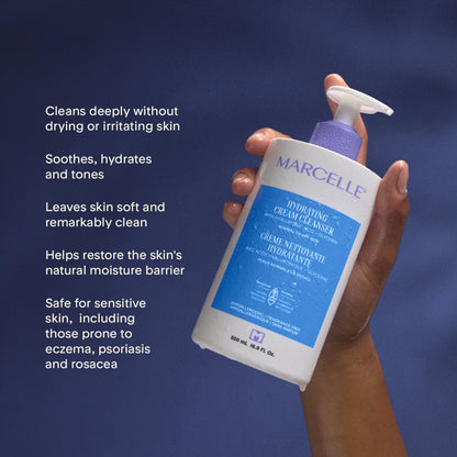 Marcelle Hydrating Cream Cleanser, Normal to Dry Skin, 500 mL