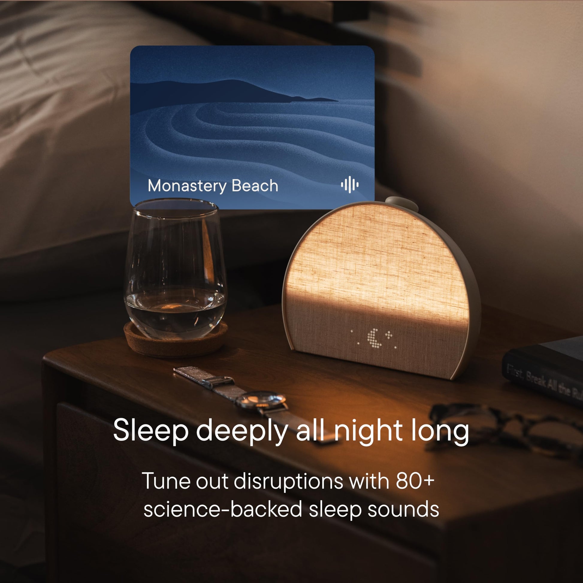 Hatch Restore 3 Sunrise Alarm Clock, Sound Machine, Smart Light (Putty) - White Noise, Screen-Free Sleep Routine - Available at All In One Marketplace Canada