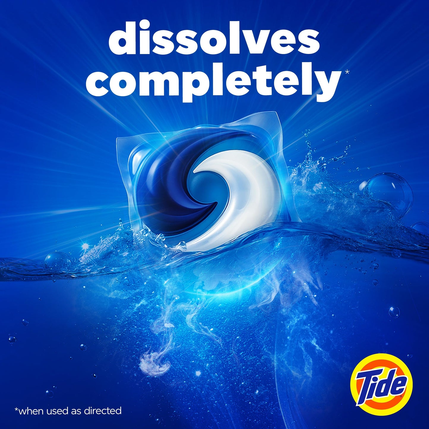Tide Odour + Oxi Laundry Detergent Pacs, Original Scent, Advanced Odour + Stain Fighter, laudry soap washing detergent pacs, 63 Count Tide