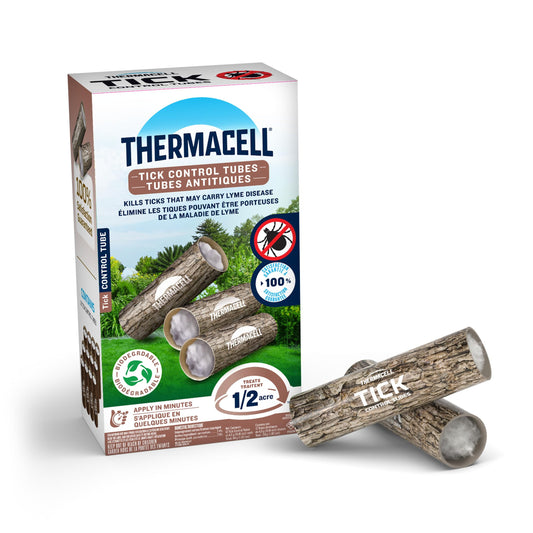 Thermacell Tick Control Tubes for Yards; 12 Pack; Protects 1/4 Acre from Ticks; No Spray, No Granules, No Mess; Environmentally Friendly Alternative to Tick Spray & Repellent - Available at All In One Marketplace Canada