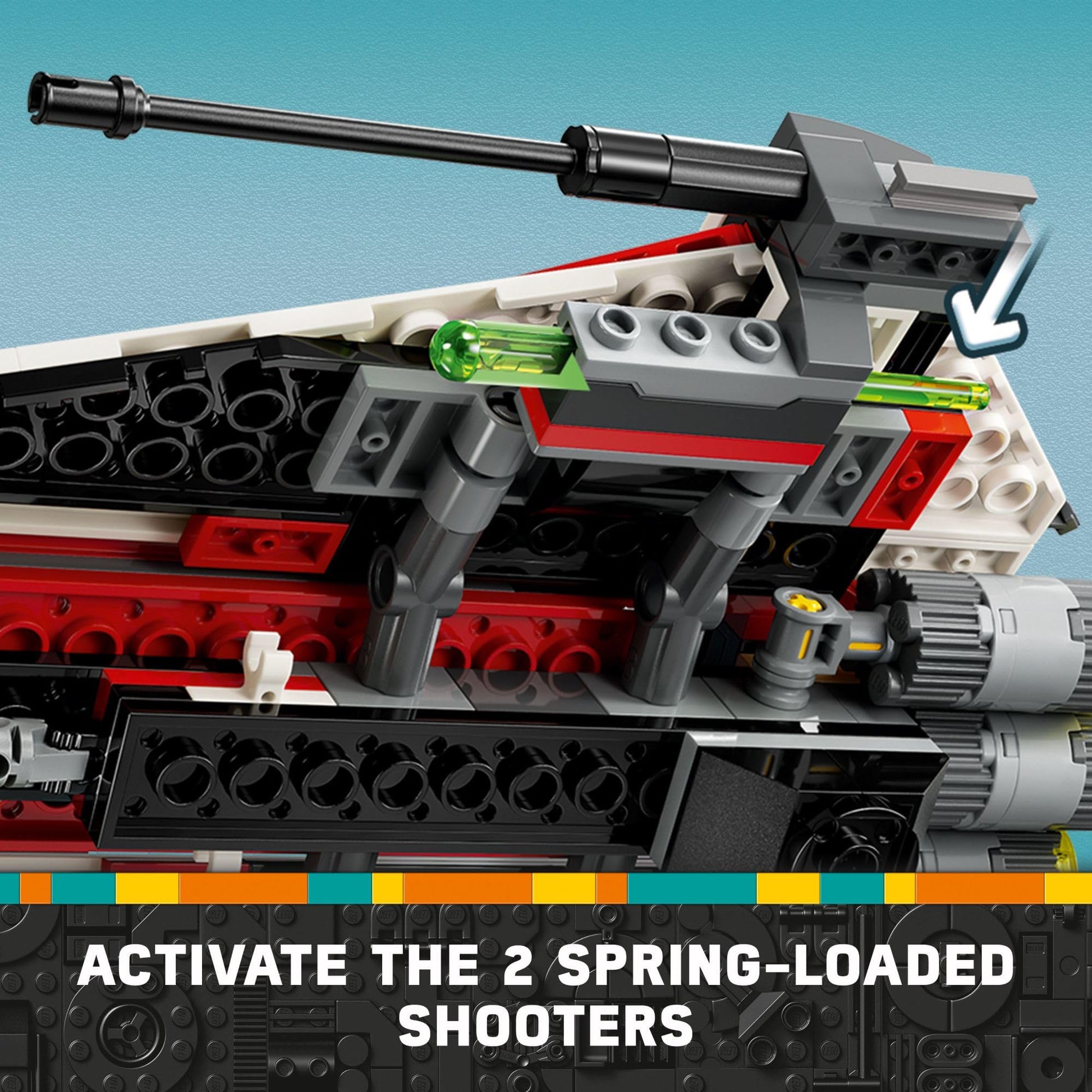 LEGO Star Wars Jedi Bob’s Starfighter Buildable Toy Vehicle, Brick Built Star Wars Starship with Jedi Bob Minifigure, Birthday Gift Idea for Boys, Girls or Any Fan Ages 8 and Up, 75388 LEGO