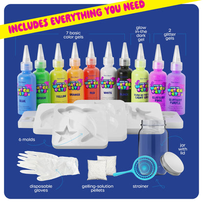 Dan&Darci Aqua Fairy Water Gel Kit for Kids - Craft for Kids - Magic Elf Toy Kits - Waters Pets - DIY Squishy Maker - Make Your Own Squishies Toys Crafts for Boys & Girls Ages 6-12