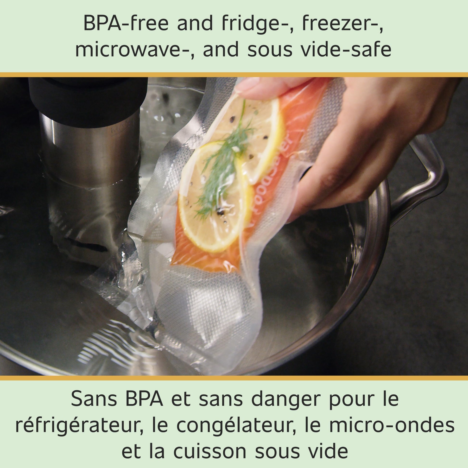 FoodSaver Vacuum Seal Rolls Variety Pack, Vacuum Sealer Rolls for Custom Length Airtight Food Storage Bags and Sous Vide, BPA-Free, 3 Rolls (11" x 16') and 2 Rolls (8" x 20') - 5 Total FOODSAVER