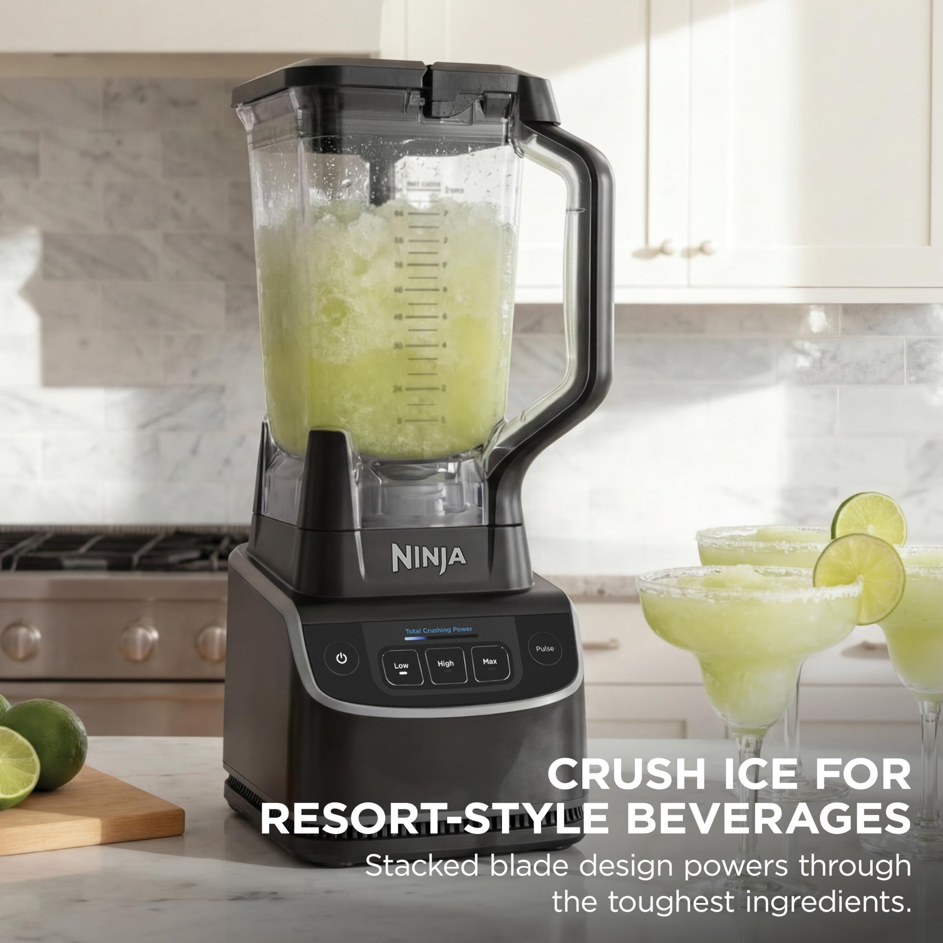 Ninja UltraCrush Professional Blender, 1000W, XL 72-oz.* Pitcher, Total Crushing® Technology, 3 Manual Speeds for Ice Crushing, Smoothies, Sauces & More, Full-Size Blender, Black, BP201C - Available at All In One Marketplace Canada