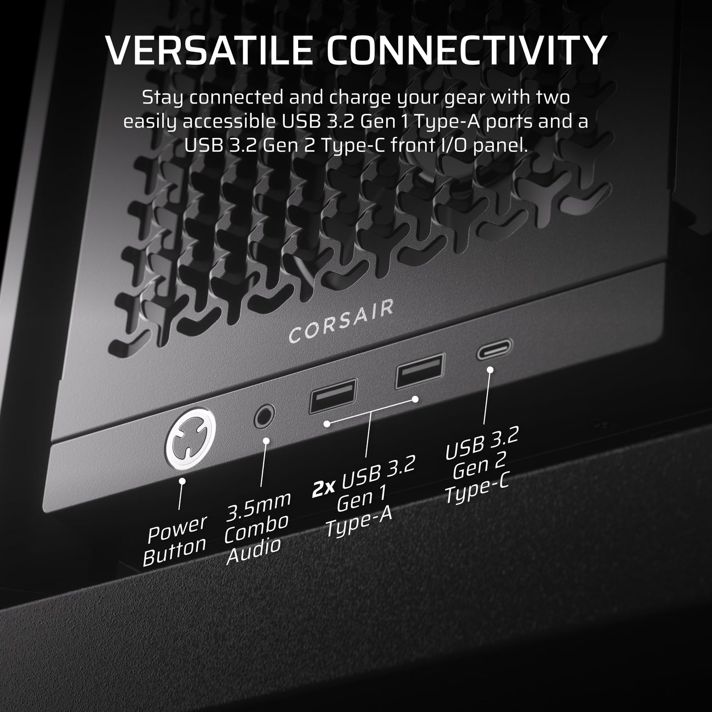 CORSAIR Frame 4000D RS Modular High Airflow Mid-Tower PC Case – 3X CORSAIR RS Fans – InfiniRail™ Fan Mounting System – Fits Multiple 360mm Radiators – Reverse Connector Motherboard Compatible – Black 🍁 All In One Marketplace Canada
