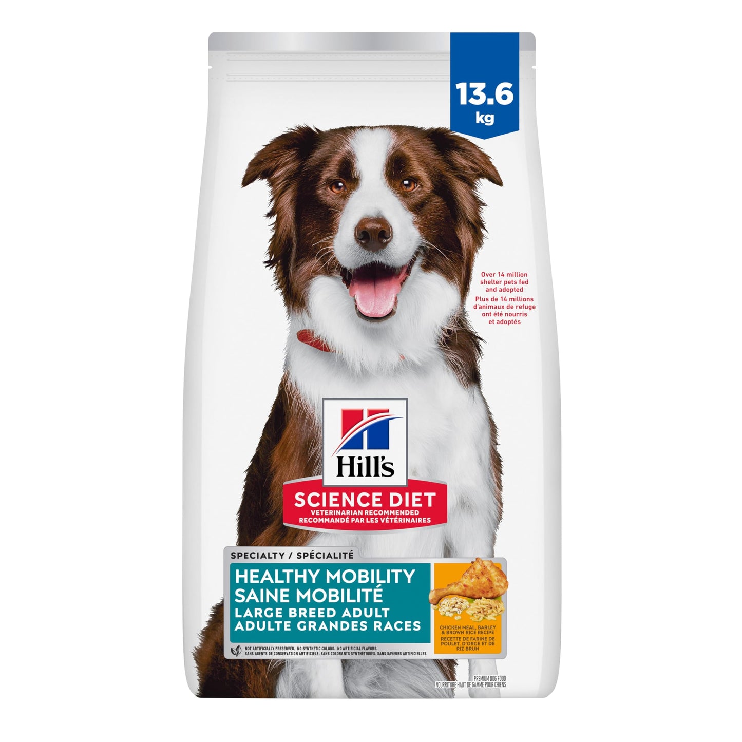 Hill's Science Diet Adult Healthy Mobility Large Breed Chicken Meal, Brown Rice & Barley Recipe Dry Dog Food 13.6 kg Bag Hill's Science Diet