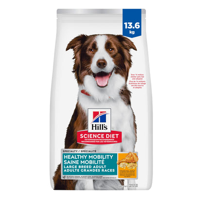 Hill's Science Diet Adult Healthy Mobility Large Breed Chicken Meal, Brown Rice & Barley Recipe Dry Dog Food 13.6 kg Bag Hill's Science Diet