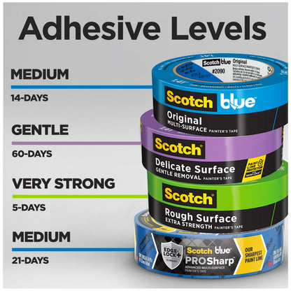 ScotchBlue Original Painter's Tape, Multi-Surface, 24 mm (6 Rolls) - 2090, 2090-24EP6 🍁 All In One Marketplace Canada