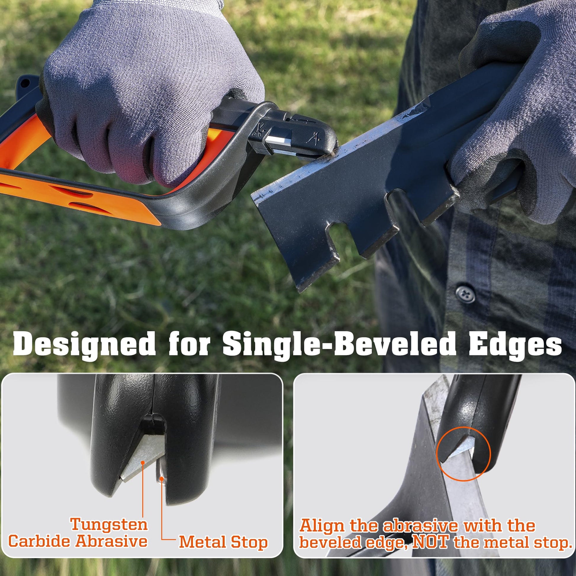SHARPAL 103N All-in-1 Knife Garden Tool Lawn Mower Blade Sharpener - Available at All In One Marketplace Canada