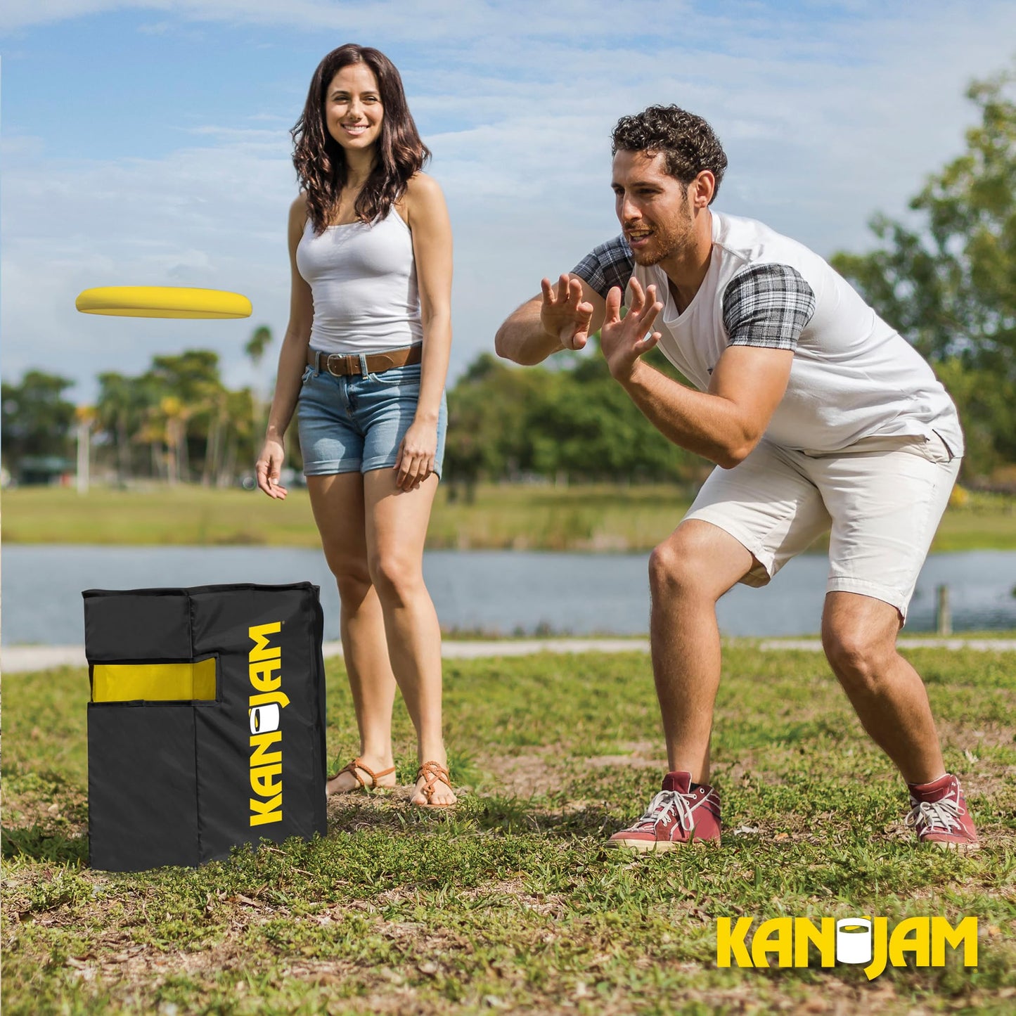 Kan Jam Travel - Foldable Outdoor Disc Toss Game for The Back Yard, Beach, Park, Tailgates, and More 🍁 All In One Marketplace Canada