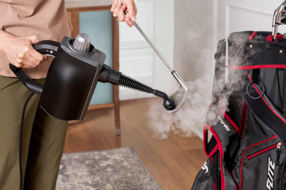 Hoover Portable Handheld Steam Cleaner, 10-in-1 Pressurized Steamer for Grout, Tile, Upholstery, Car Detailing, Kitchen & Bathroom | Chemical-Free, XL Spill-Proof Tank | WH25000CA - Available at All In One Marketplace Canada