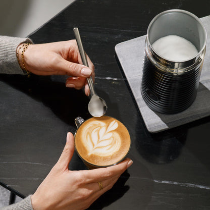 Nespresso Aeroccino 3 Milk Frother - Automatic Hot & Cold Foam Maker for Coffee, Latte, Cappuccino, and Macchiato - Black - Available at All In One Marketplace Canada