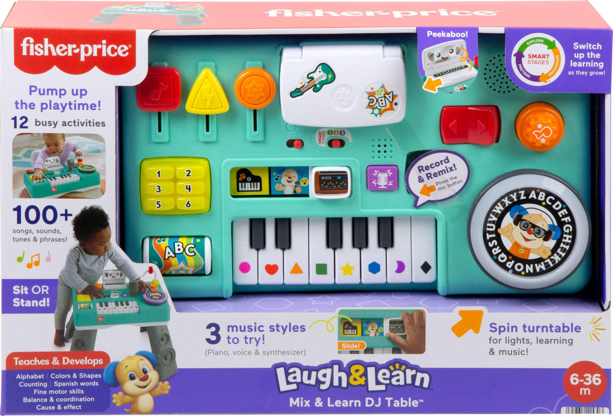 Fisher-Price Laugh & Learn Mix & Learn DJ Table