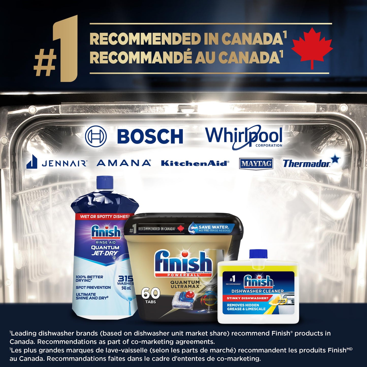 Finish Quantum UltraMax Dishwasher Detergent Pods, 60 Tabs Finish