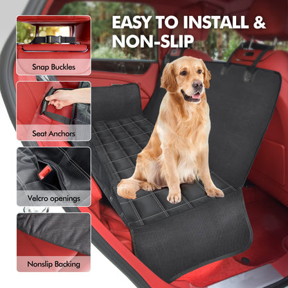 Dog Car Seat Cover, Multifunctional Dog Hammock for Back Seat,Waterproof Car Seat Protector, Scratch Proof Dog Seat Cover for Back Seat, Nonslip Seat Covers for SUV,Trucks, Cars - Available at All In One Marketplace Canada