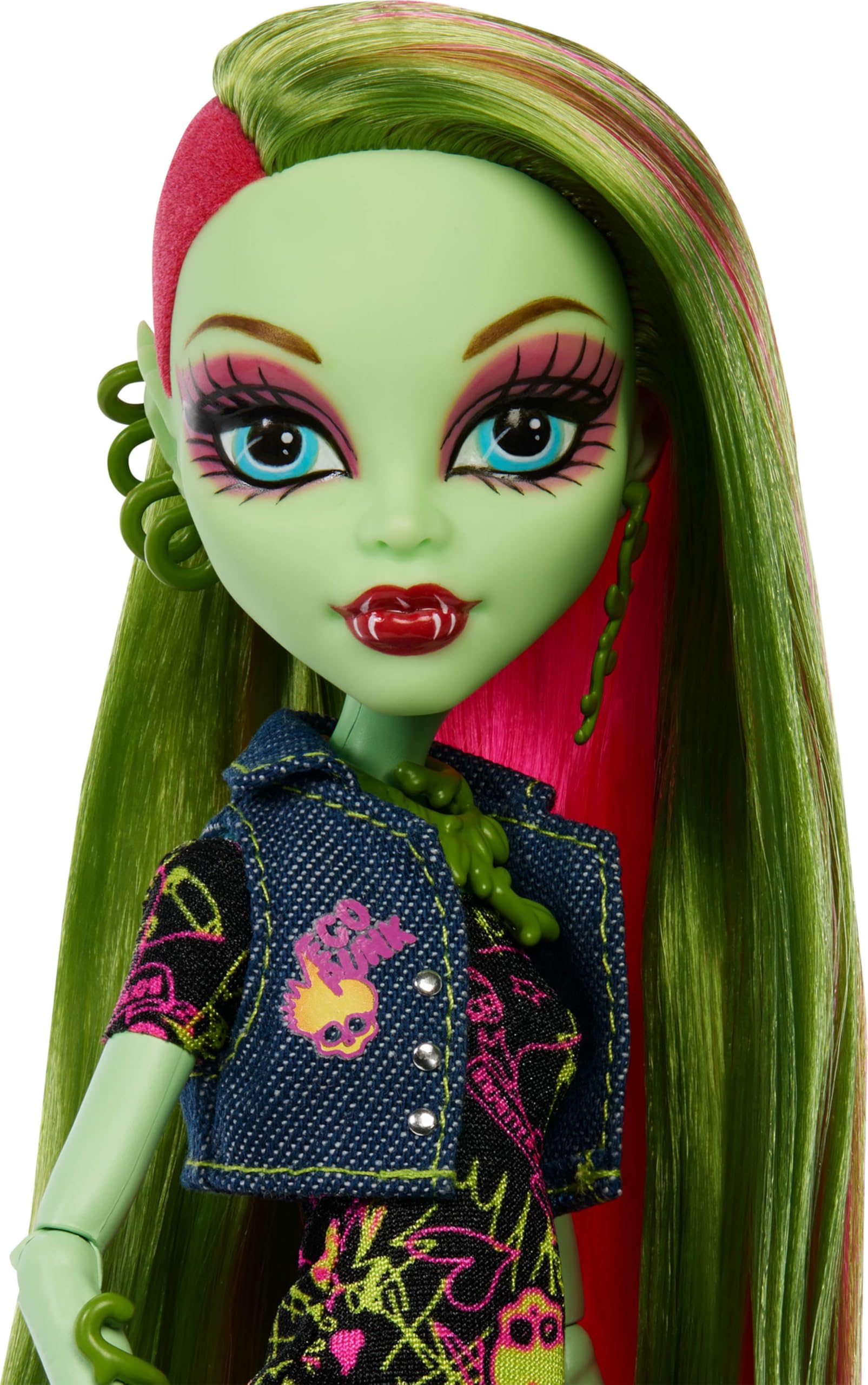 Monster High Boo-riginal Creeproduction Doll, Venus McFlytrap Collectible Reproduction with Doll Stand, Diary, and Pet Chewlian Monster High