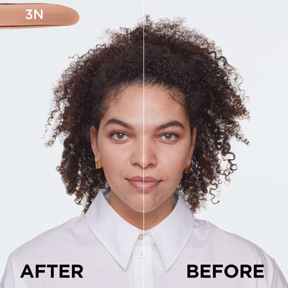 L'Oreal Paris True Match Super-Blendable Foundation, Medium Coverage Liquid Foundation Makeup, Skincare Infused with Hyaluronic Acid, 3N, 30 mL