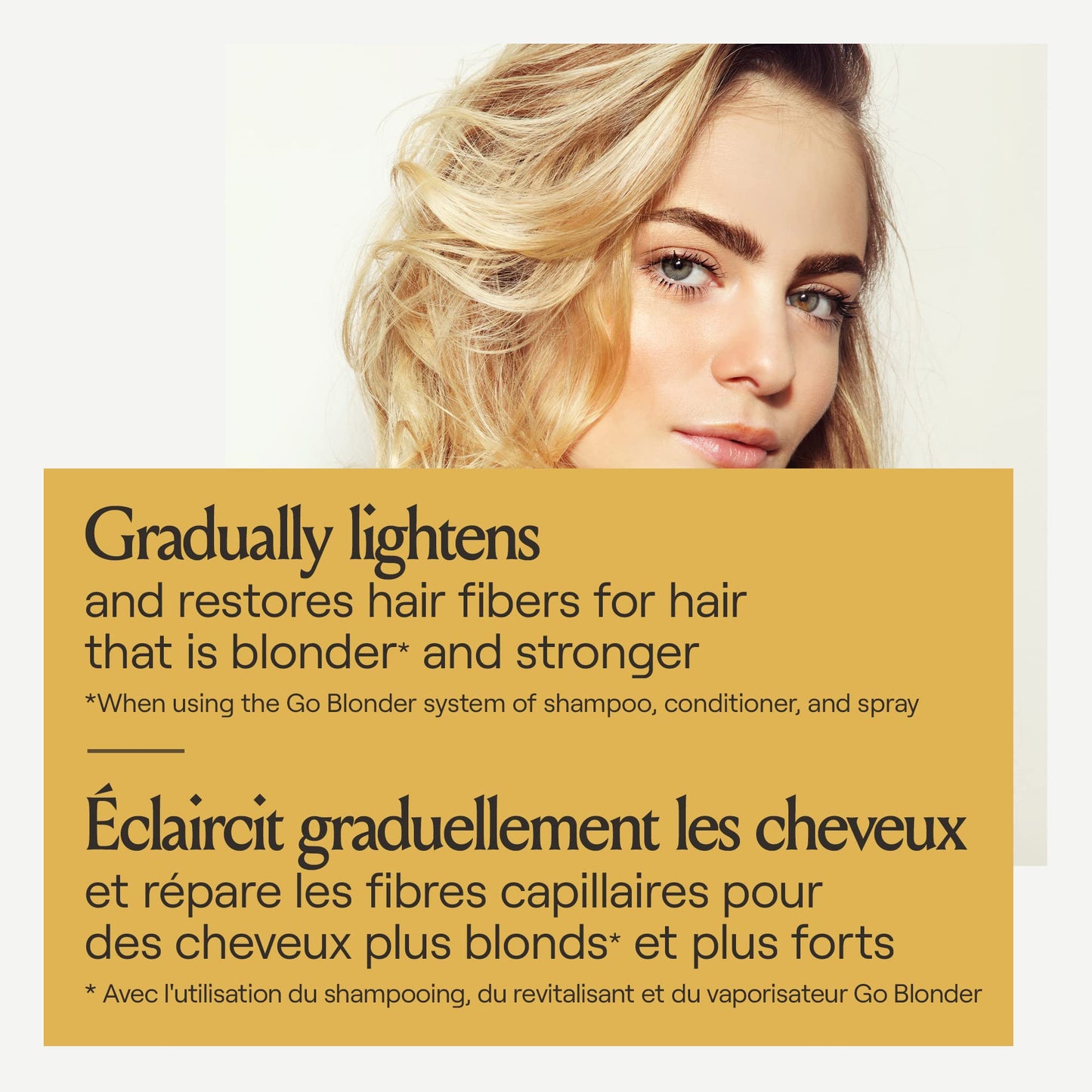 John Frieda Go Blonder Duo for Blondes, Lightening Shampoo and Conditioner, Gradually lightens and brightens natural, colour-treated and highlighted blonde hair, peroxide and ammonia free. Packaging May Vary 🍁 All In One Marketplace Canada