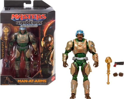 Masters of the Universe Action Figure Chronicles Man-At-Arms, 6.5 Inch Scale 2026 Movie Accurate, 30 Points Articulation Masters of the Universe