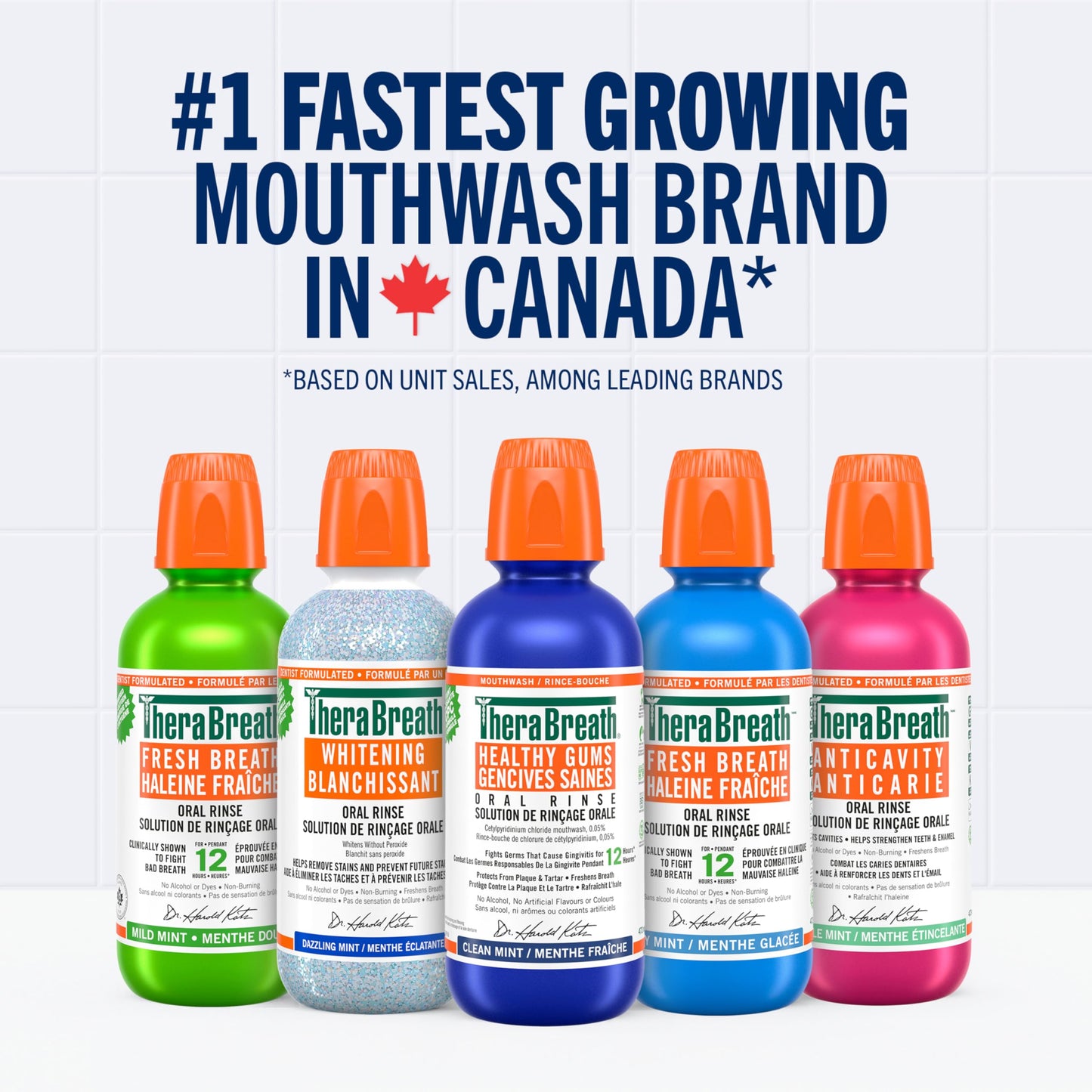 TheraBreath Healthy Gums Oral Rinse, Helps Fight Gingivitis. Alcohol-Free & Dye-Free Mouthwash, Certified Vegan, Halal, Kosher & Gluten-Free, Clean Mint, 1L (Pack of 1)