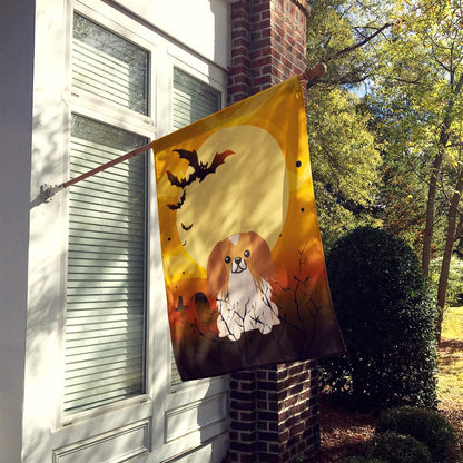 Caroline's Treasures BB4369CHF Drapeau Halloween Pékinois Rouge et Blanc, Toile, Format Maison, Grand, Multicolore