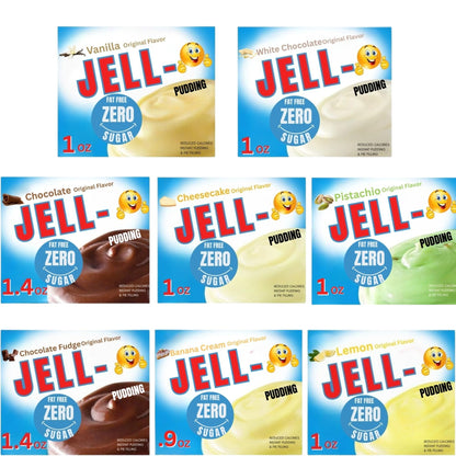 8-Pack Sugar-Free Instant Cheesecake Pudding Mix Variety – Fat-Free, Zero Sugar Dessert & Pie Filling