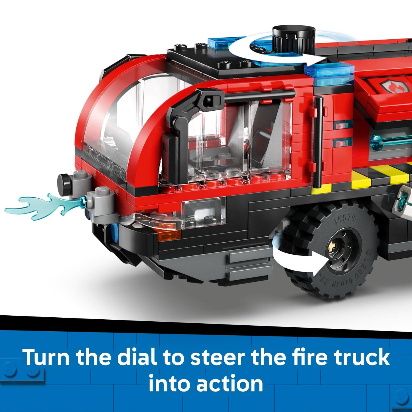 LEGO City Airport Fire Truck Kids Building Toy - Pretend Play Emergency Vehicle for Boys & Girls, Ages 7+ - Fire Engine Toy W/ 4 Firefighter Minifigures - Gift Idea for Birthdays - 60499 🍁 All In One Marketplace Canada LEGO
