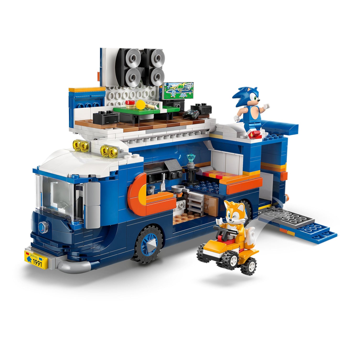 LEGO Sonic The Hedgehog Team Sonic Command Truck Building Toy - Pretend Play Vehicle W/5 Figures for Boys & Girls, Ages 8+ - Toy Building Blocks for Kids - Gift Idea for Birthdays - 77006 LEGO