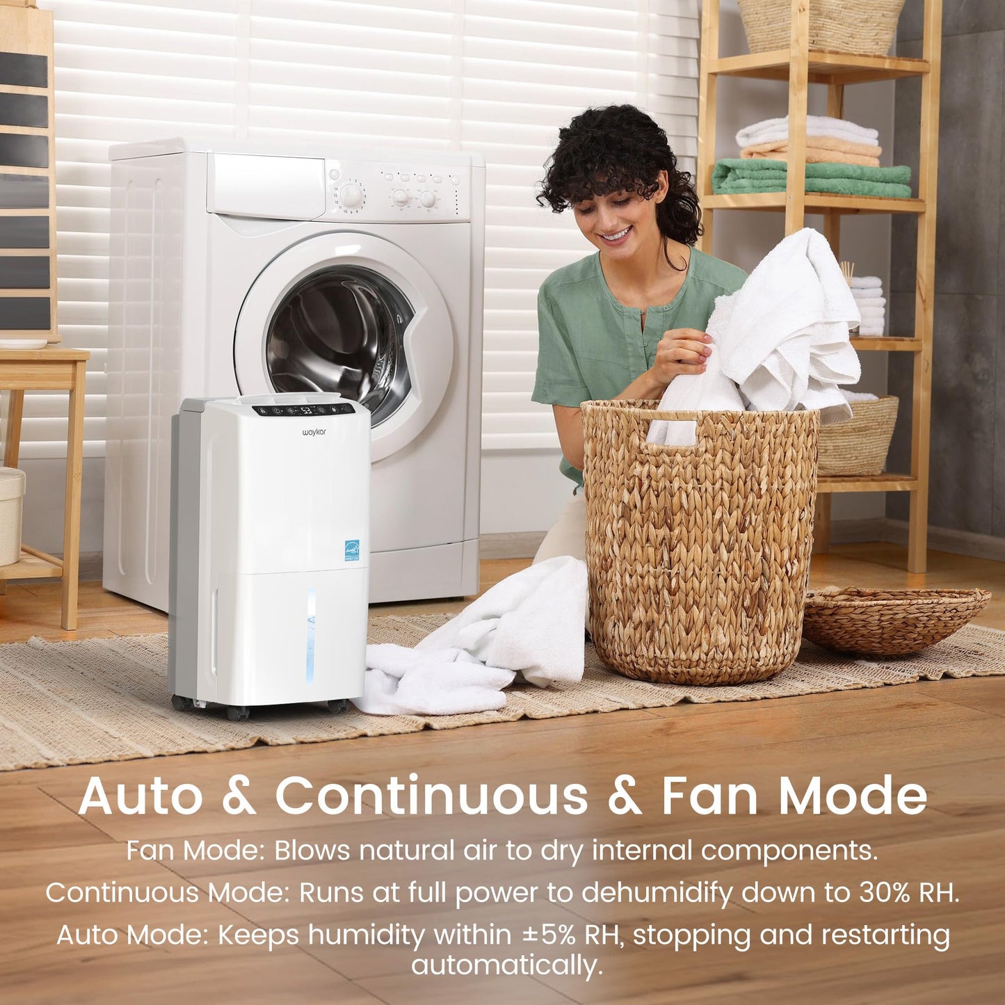 Waykar 2,000 Sq. Ft Energy Star Dehumidifier for Home and Basements, with Auto or Manual Drainage, 0.6 Gal Water Tank Capacity 🍁 All In One Marketplace Canada