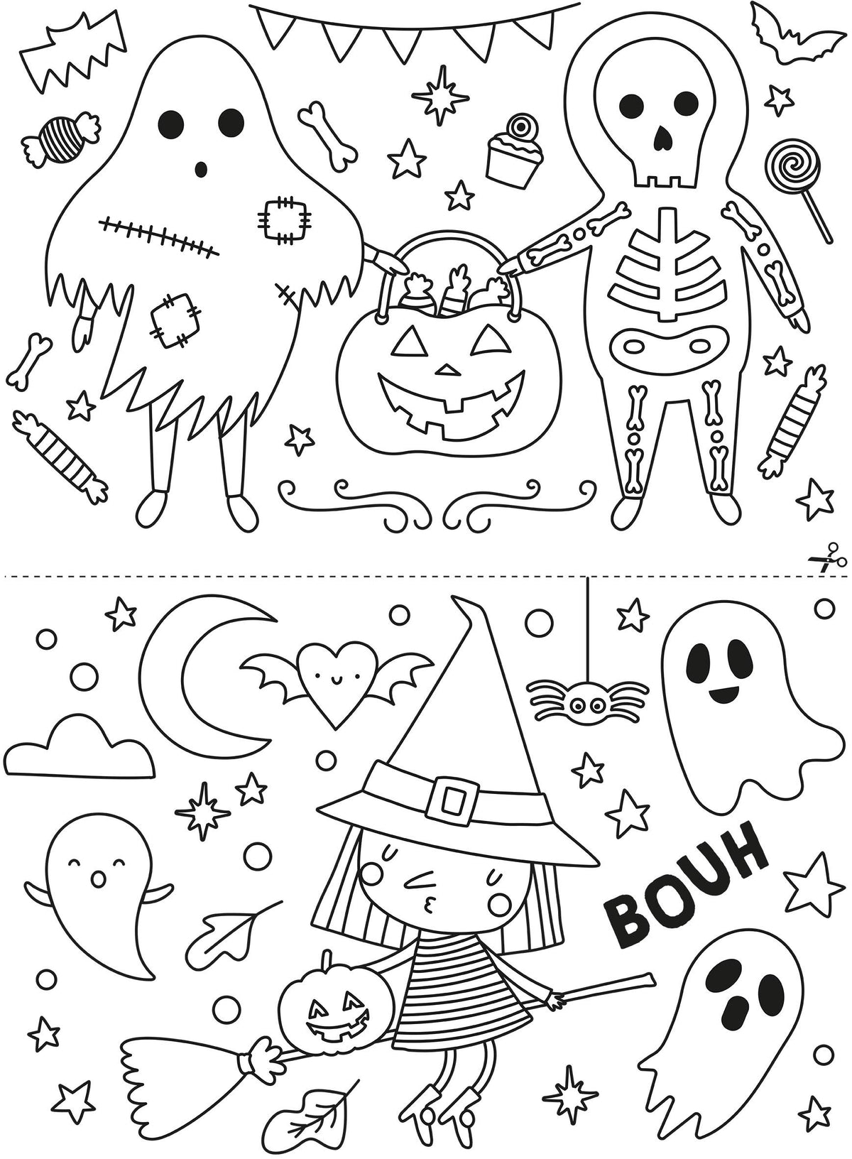 Dessiner sur les vitres - Halloween