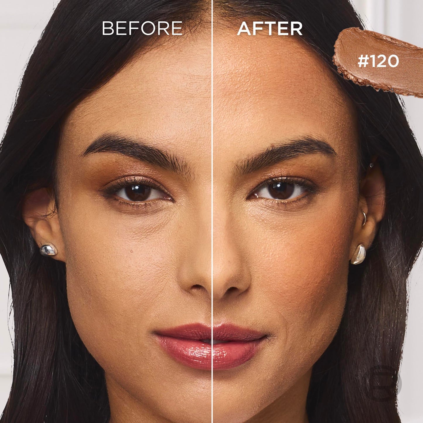 L'Oreal Paris Lumi Bronze Le Stick Soleil Bronzer Stick, Cream-To-Powder Bronzer For A Sunkissed Face Makeup Glow, 120 Copper Bronzette - Available at All In One Marketplace Canada